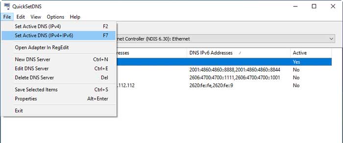 How to change DNS server in Windows 10