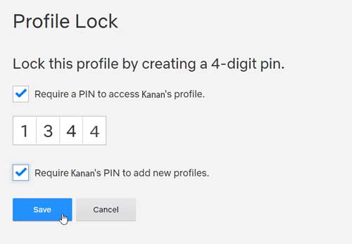 Safeguard your Netflix profile with PIN