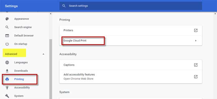 Use Google Cloud Print to print from Android 