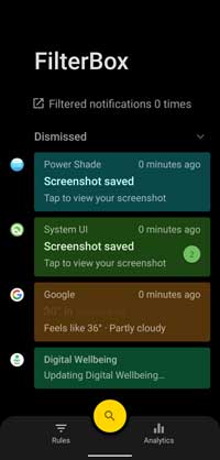 Enable notification history feature for old android versions