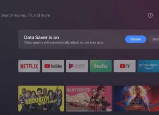 Android TV data saver app