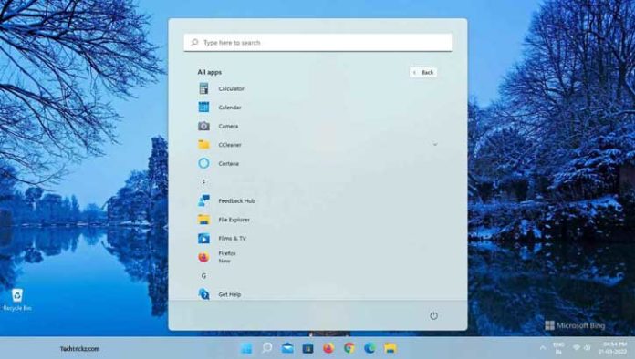 How to Enable All Apps by Default in Windows 11 Start Menu - Techtrickz