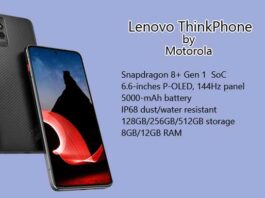 ThinkPhone specifications and features