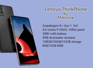 ThinkPhone specifications and features