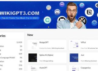 WikiGPT3 to find best AI tools