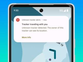 Android-Unknown-tracker-alert