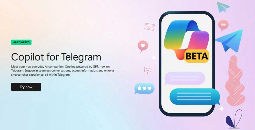 Use Microsoft Copilot on Telegram