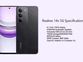 Reame-14x-5G-specs-and-features