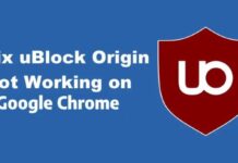 Fix uBlock Origin not working in Chrome