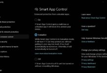 Smart App Control (SAC) on Windows 11