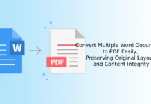 Convert Word Documents to PDF