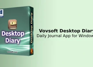 Vovsoft Desktop Diary_ Daily Journal App for Windows