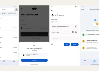 Google Password manager for Android