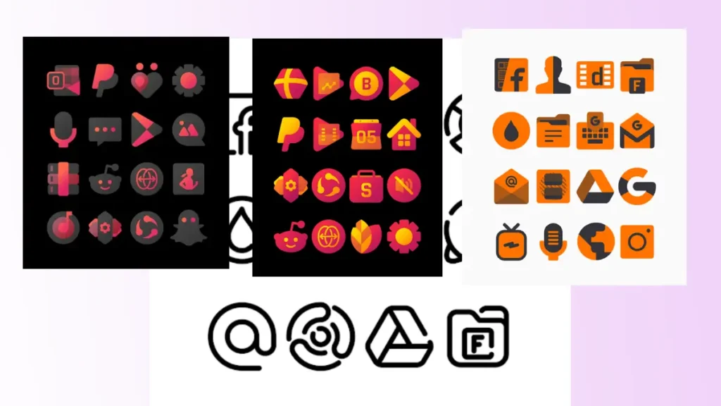 Premium Android Icon packs for Free