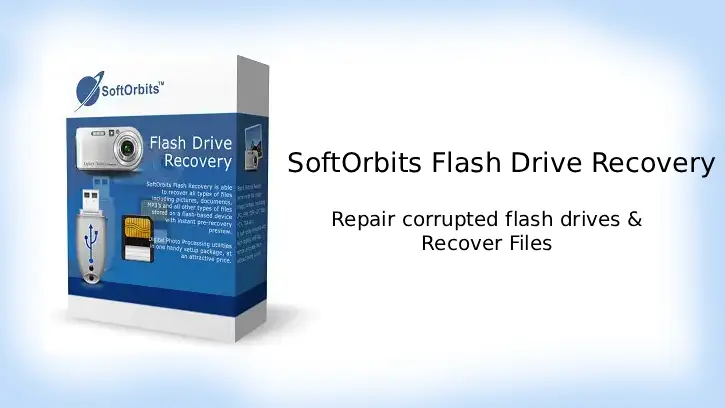 SoftOrbits Flash Drive Recovery Box shot