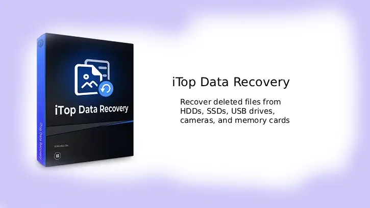 iTop Data Recovery for Windows box