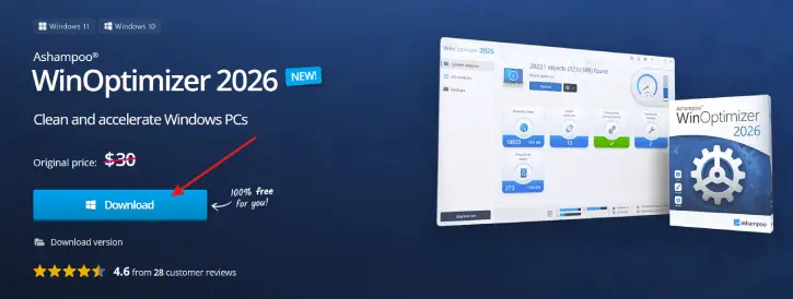 Ashampoo WinOptimizer 2026 Full Version for Free