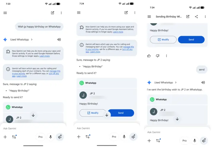 Connect WhatsApp to Gemini to Send Messages
